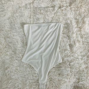 square neck tank top bodysuit